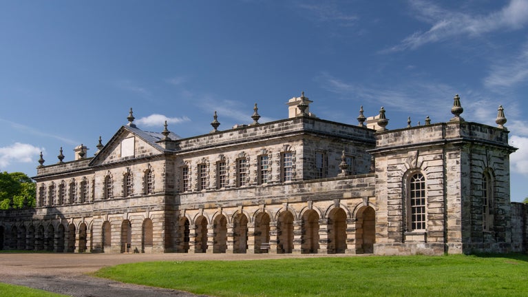External building shot of the West Wing at Seaton Delaval Hall, Northumberland